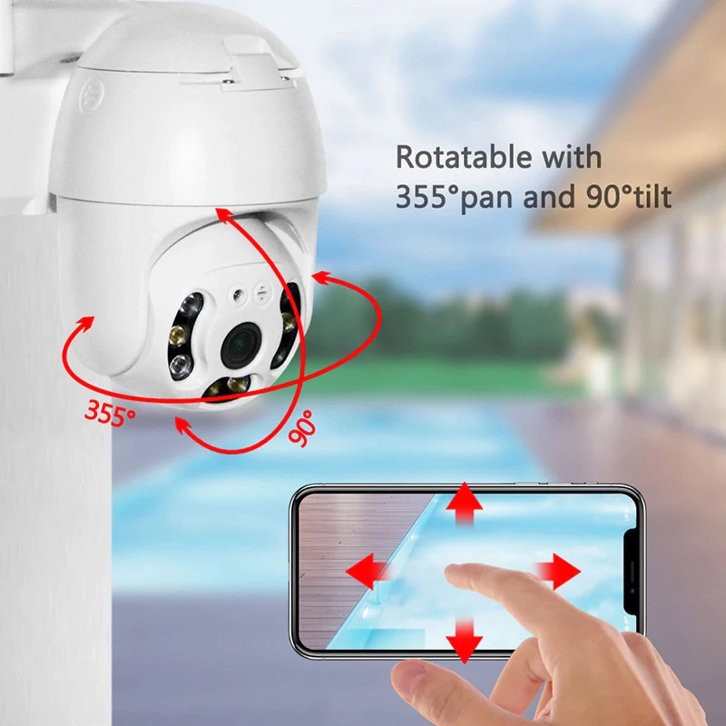 Set med 4 Smart WiFi Säkerhetskameror – SmartCam Set 4X