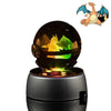EliteGlow Pokémon Kristallkula | 3D Graverad Kristall med LED-ljus