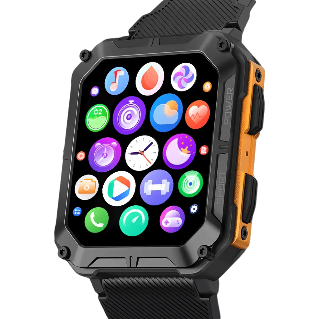 Robust Smartwatch med Pulsmätare & Stegräknare - EnduranceX