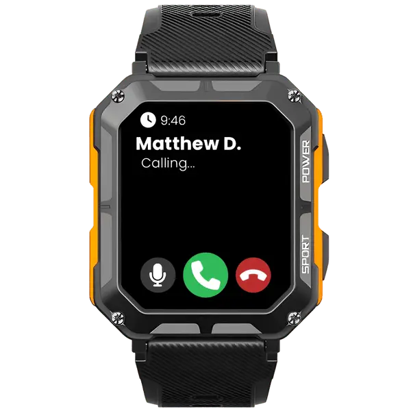 Robust Smartwatch med Pulsmätare & Stegräknare - EnduranceX