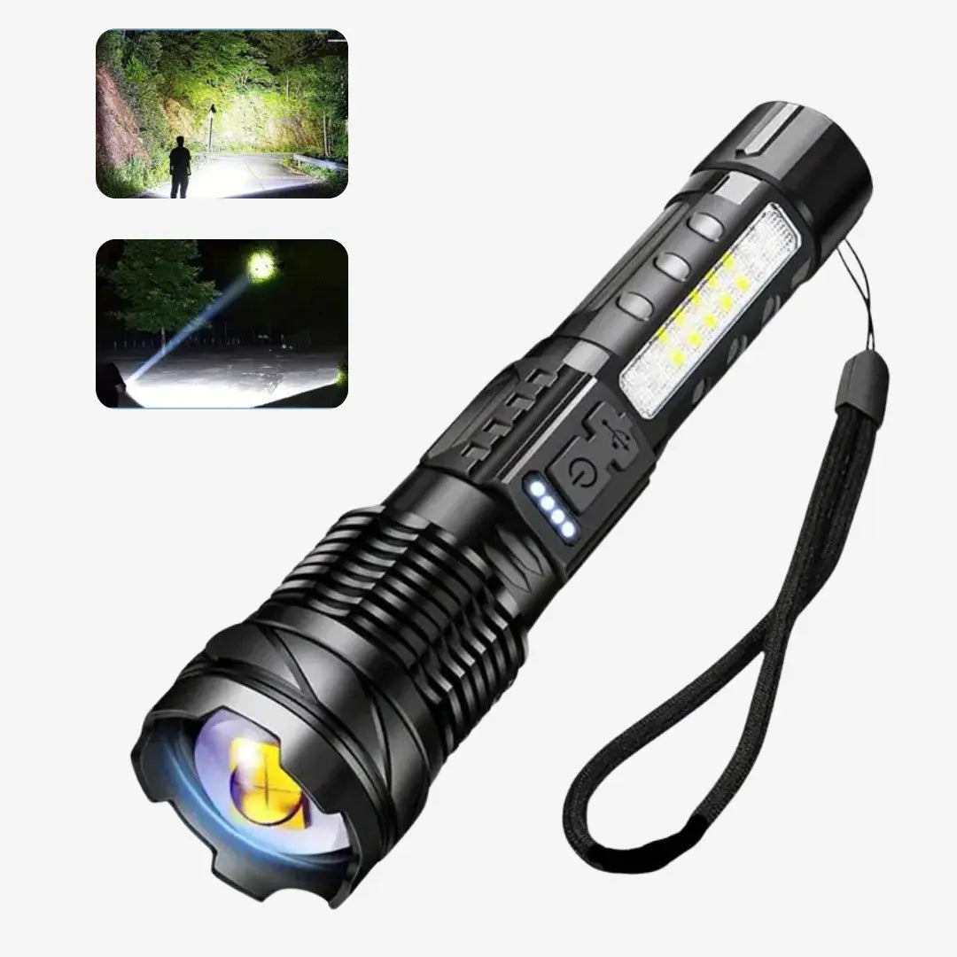 Ultrafelle Militärfackla med 5000 Lumen - PowerBeam