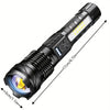 Ultrafelle Militärfackla med 5000 Lumen - PowerBeam