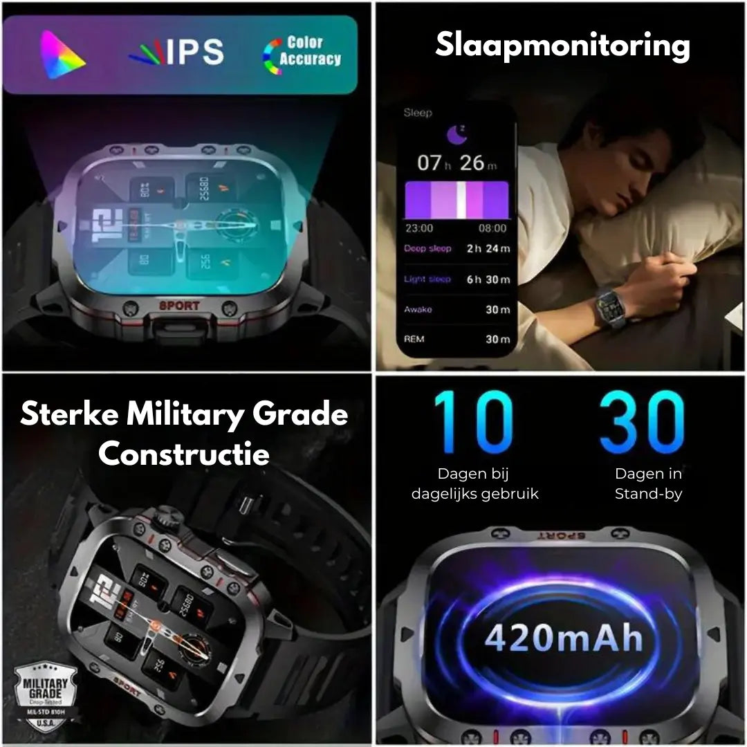 Vattentät Utomhus Smartwatch - TrailMate