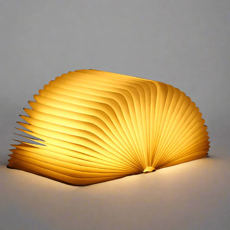 Fällbar Boklampa med Varm LED-ljus - StoryGlow