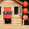 PoultryGuard Luxe Automatisk Dörr | Smart ljusstyrd dörr för säkra och trygga höns