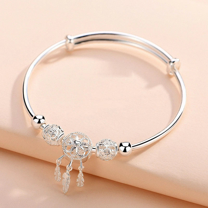 Justerbart Drömfångararmband i 925 Silver – Lisa