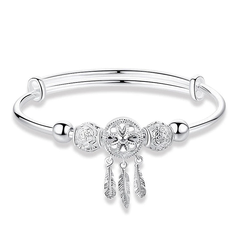 Justerbart Drömfångararmband i 925 Silver – Lisa