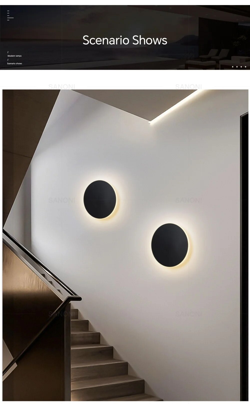 Modern LED Vägglampa – Lumeo