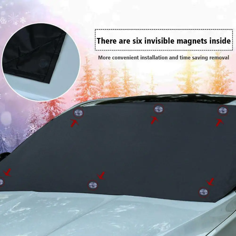 Magnetisk Allväders Vindrutetäckning – FrostGuardia