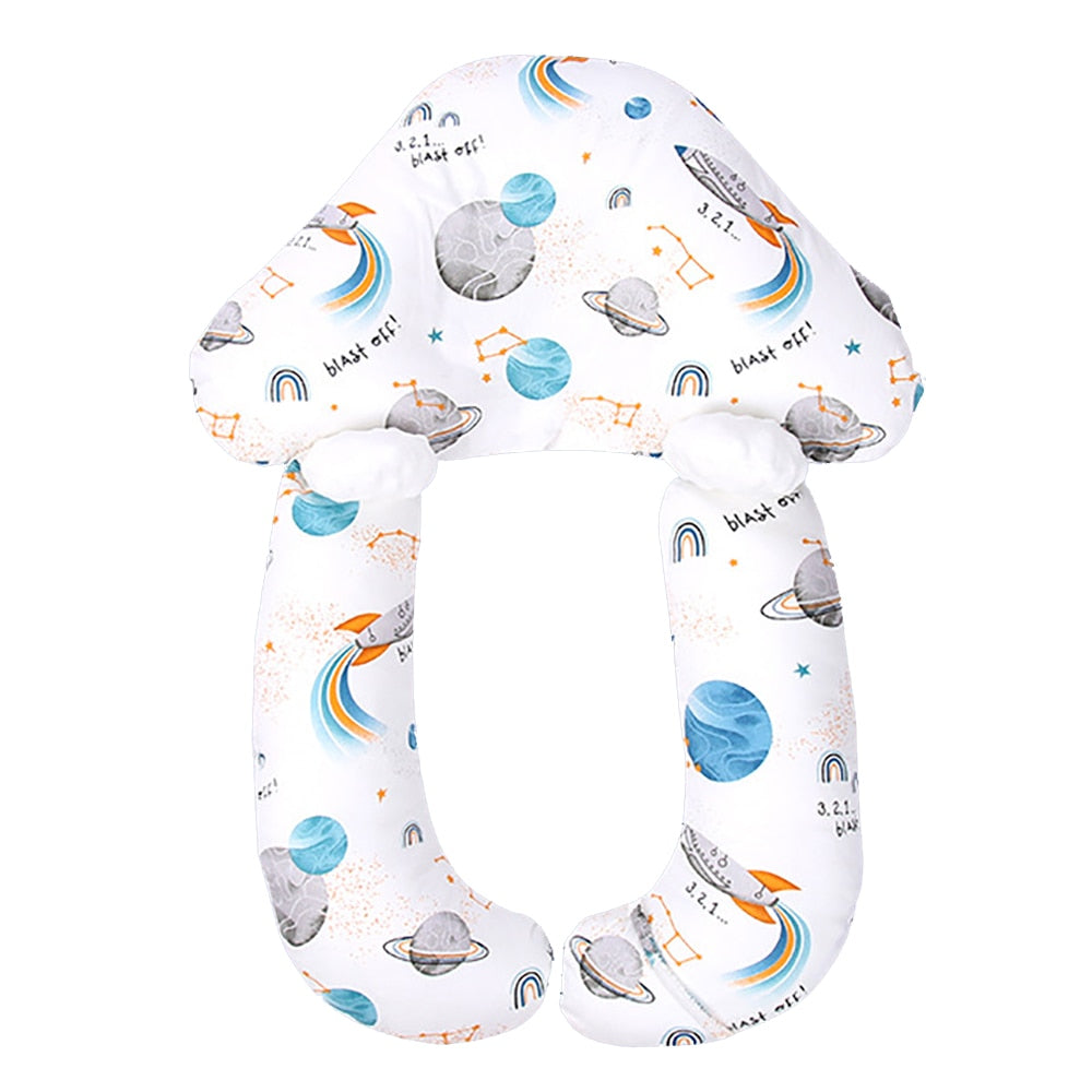Ergonomisk Bomull Baby Kudde för Säker och Bekväm Sömn