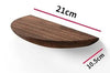WoodVogue Semicircle Hängande Hylla | Premium trähylla för projektordisplay & förvaring