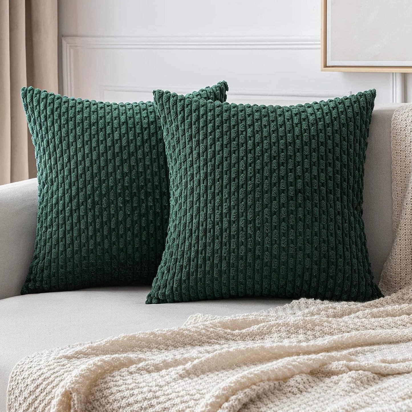 Kuddfodral i kord i Boho-stil – Velvia