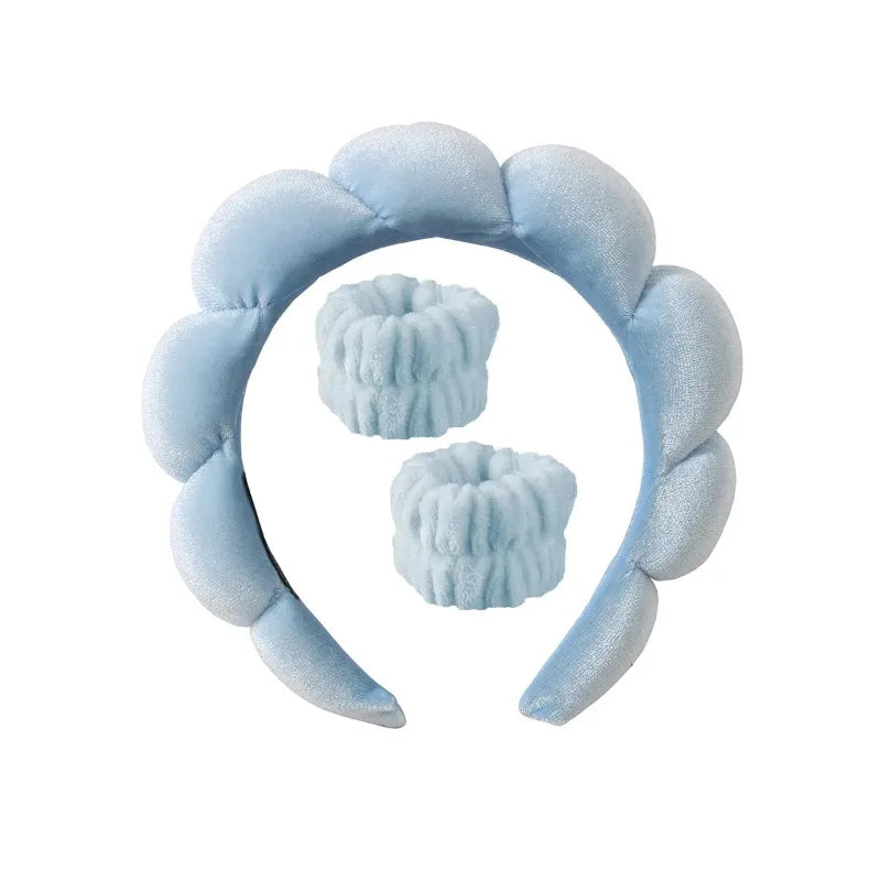 Plush Spa Huvudband & Armband Set - Fluffiea