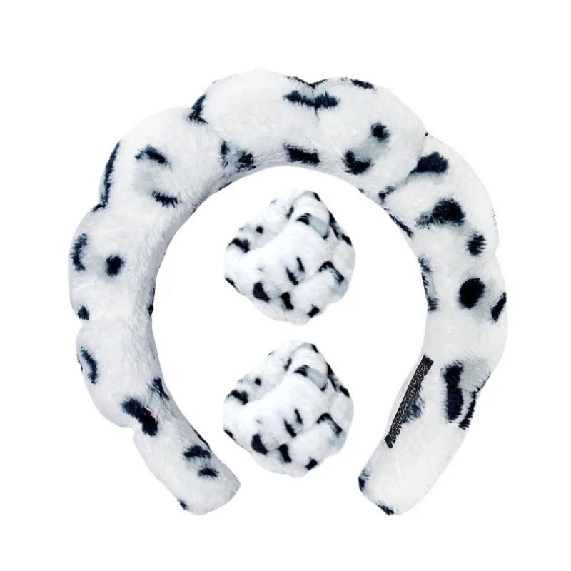 Plush Spa Huvudband & Armband Set - Fluffiea