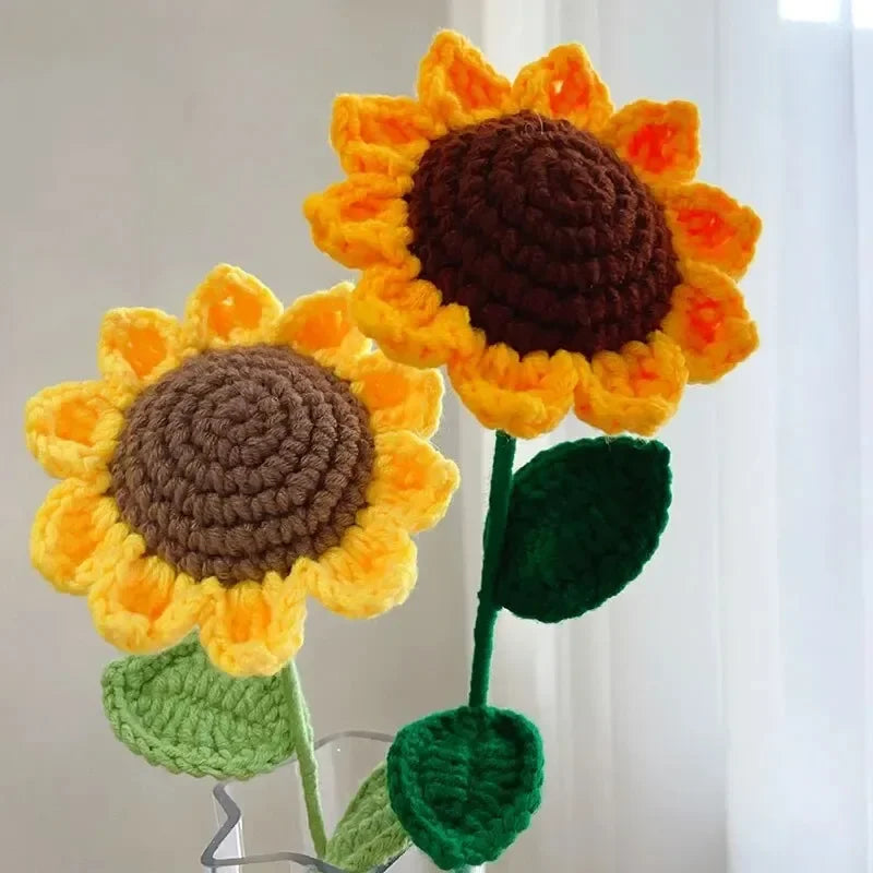 Handcrocheterad Solrosbukett – En Kreativ Mors Dag-present