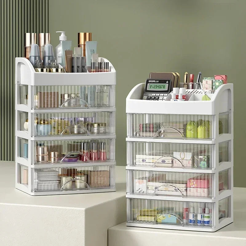 Transparent Make-up Organiser i Akryl - Clarityn