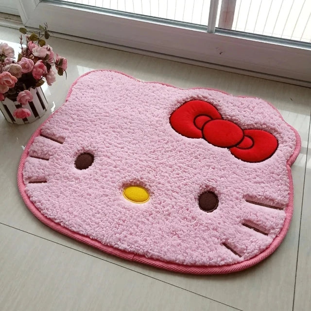 SoftKit Hello Kitty Golvmatta | Lyxig Antislipmatta för Hemmet och Bilen