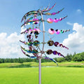 Windkraft-Spinner | Einzigartige windbetriebene Gartendekoration aus Metall