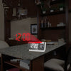 PrestigeRise Smart Alarmklocka | 180° Tidsprojektion, Dubbelalarm & USB Laddningshub