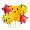 Pikachu och Charmander Aluminiumballonger – Partydekoration för Pokémon-fans