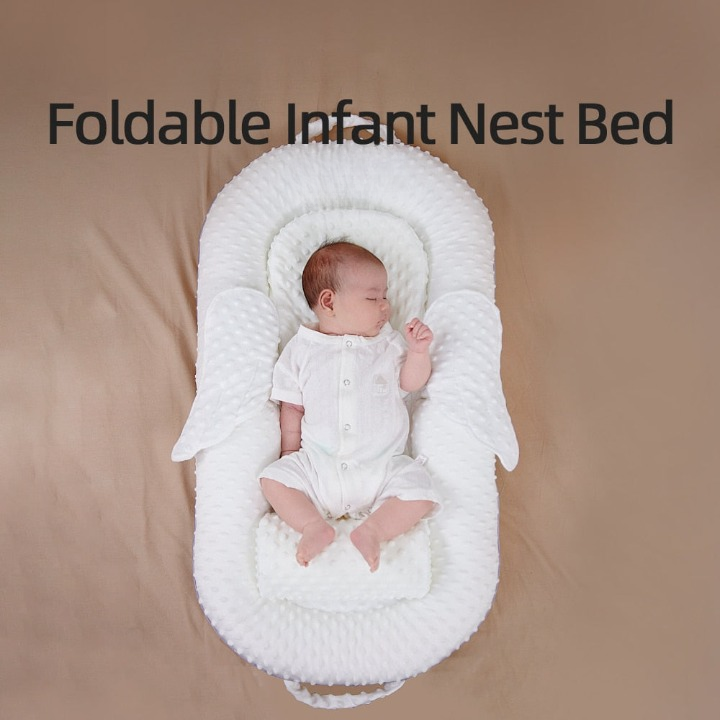 Ergonomisk Babysäng med Ryggstöd och Nät Sovyta – Cosynido