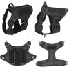 TacticalElite K9 Sele och Koppling Set - Militärstil Sele för Stora Hundar med Träningskoppel