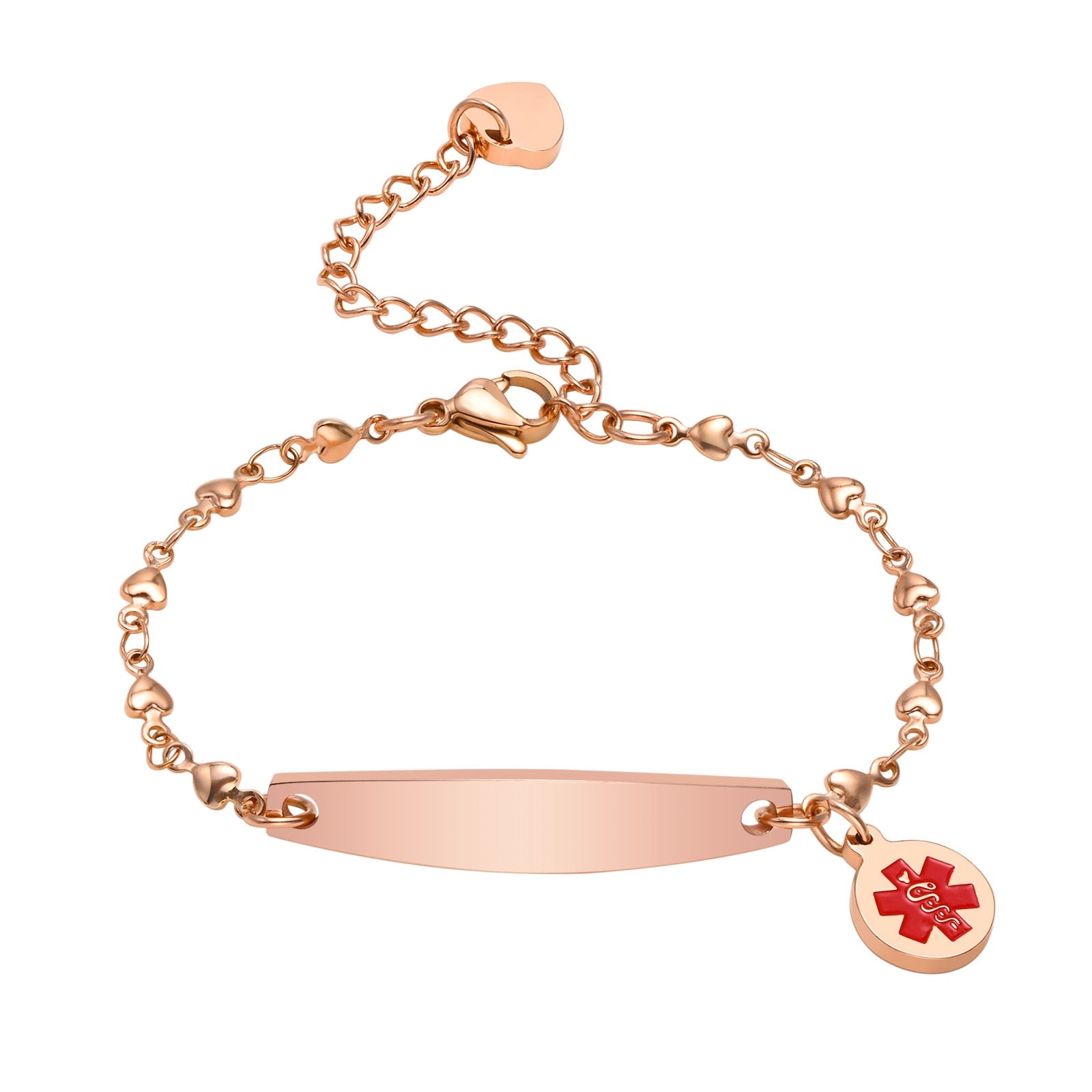 Pulsera de Seguridad Personalizable LifeKey | Joyería de identificación médica para una protección segura y con estilo