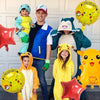 Pikachu och Charmander Aluminiumballonger – Partydekoration för Pokémon-fans
