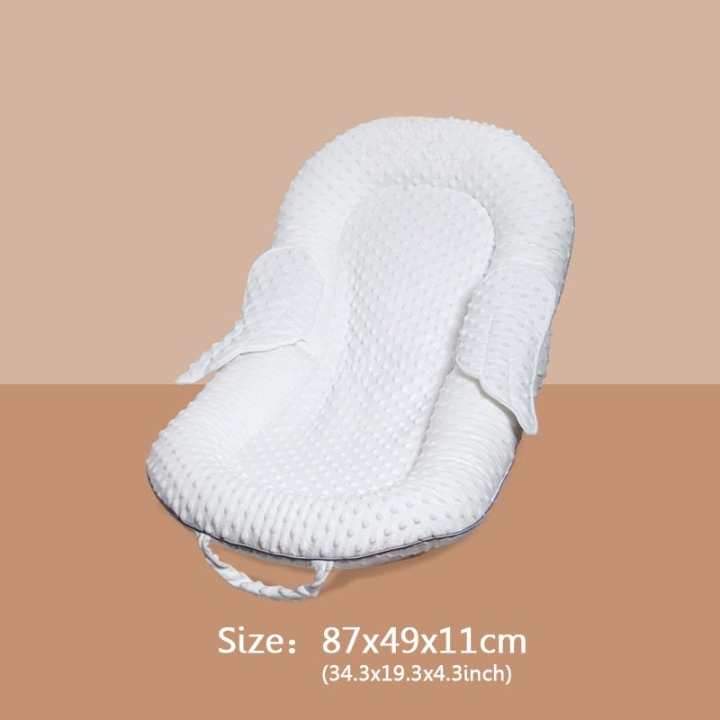 Ergonomisk Babysäng med Ryggstöd och Nät Sovyta – Cosynido