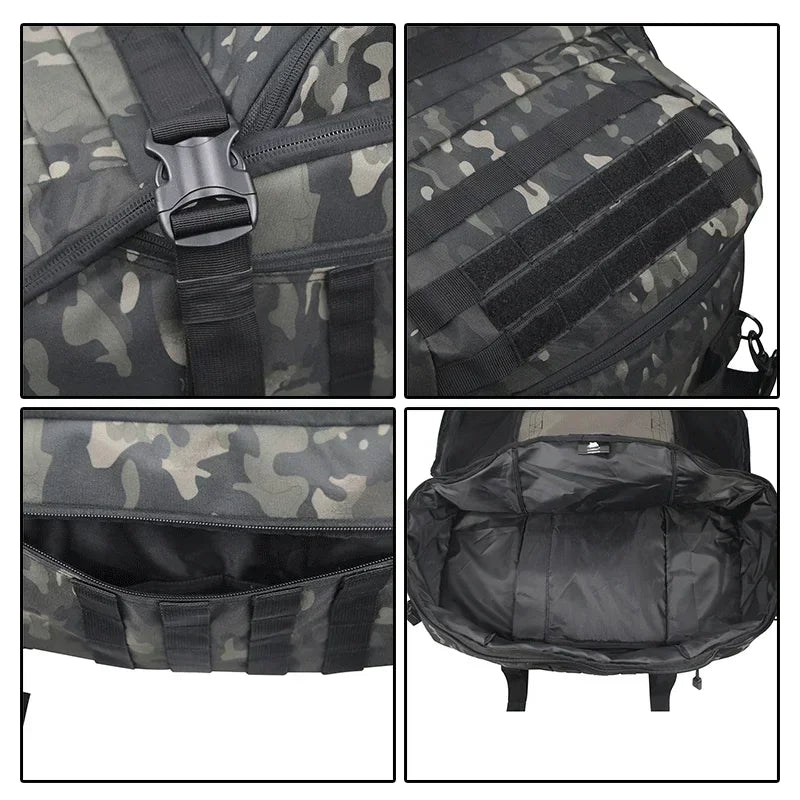 Stor Taktisk Resväska och Ryggsäck - TrailTrek Duffle