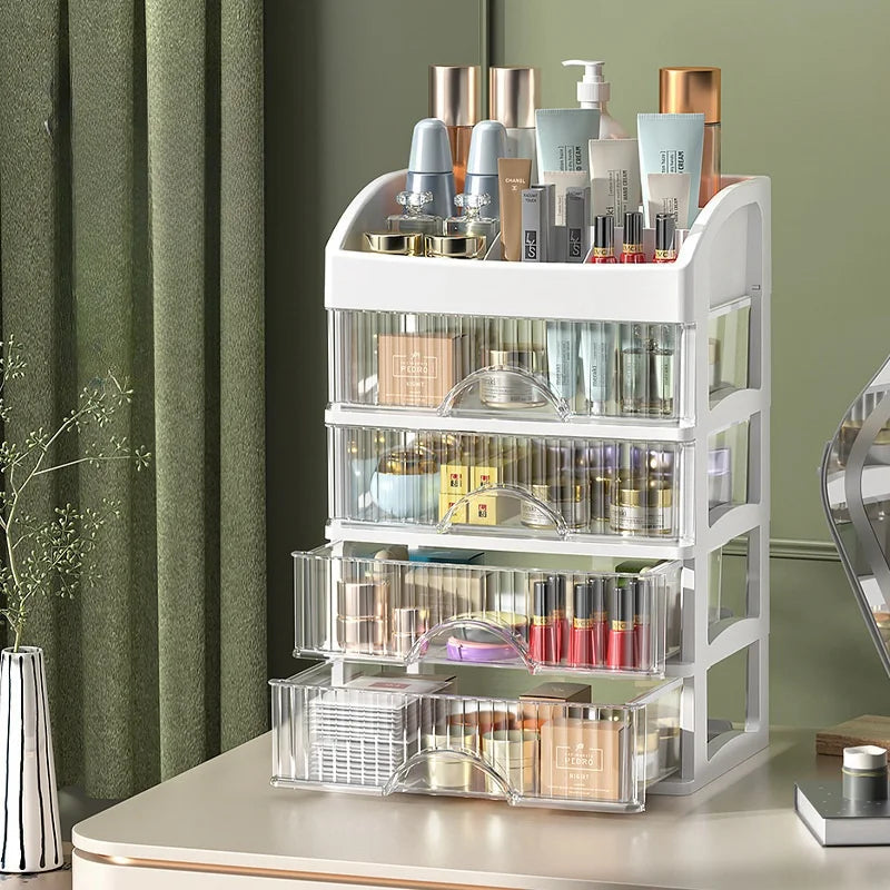 Transparent Make-up Organiser i Akryl - Clarityn