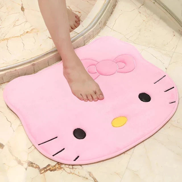 SoftKit Hello Kitty Golvmatta | Lyxig Antislipmatta för Hemmet och Bilen