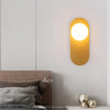 NoctisLume Oval Vägglampa | Elegant och platsbesparande LED-vägglampa för sovrum, hall och läshörnor