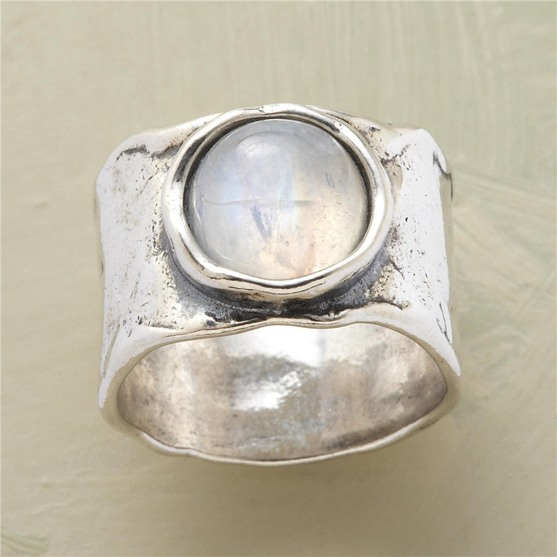 Månstenring i Silver – Luna