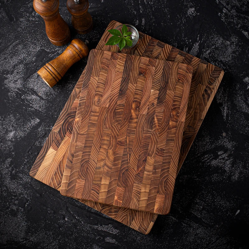 Luxe Tjock Teakträ Skärbräda - ChefTeak