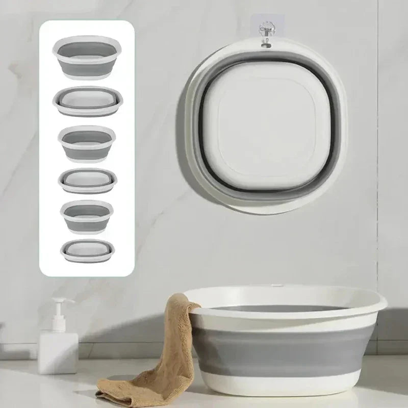 FlexSink Kompakt Handfat | Portabelt och Fällbart Handfat för Grönsaker, Disk och Fotbad