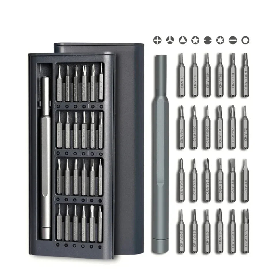 MasterGrip Elite Verktygsset | Magnetisk Skruvmejsel & Borrkombination för Snabba och Lätta Reparationer
