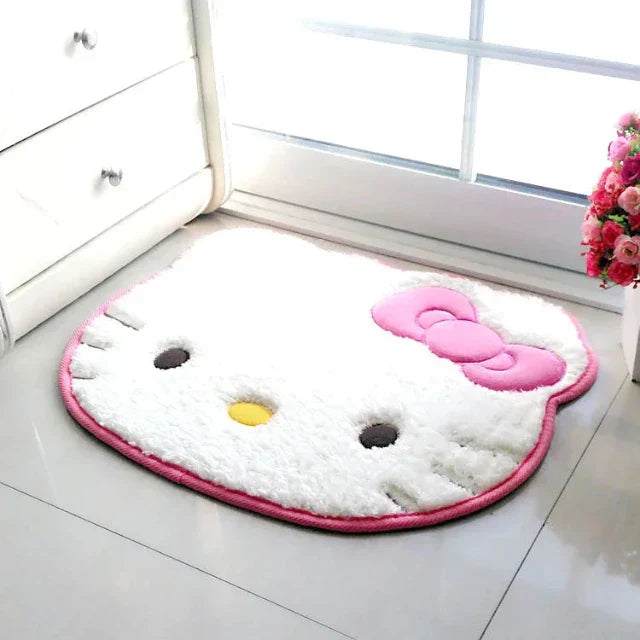SoftKit Hello Kitty Golvmatta | Lyxig Antislipmatta för Hemmet och Bilen