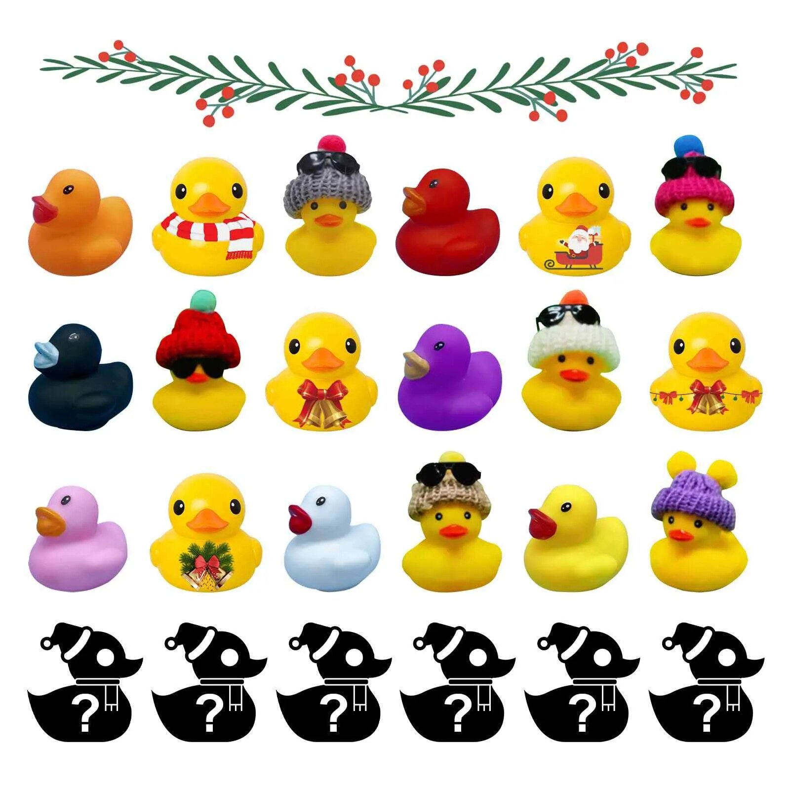 JoySpritz Julankalender | Festliga Gummidäck med Unika Juldesigns