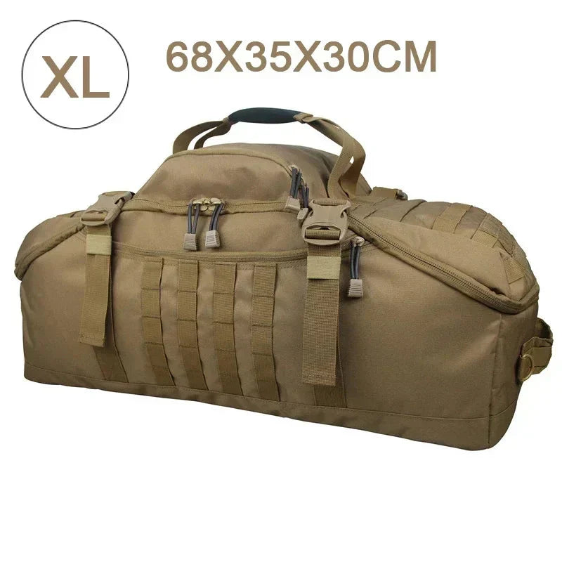 Stor Taktisk Resväska och Ryggsäck - TrailTrek Duffle