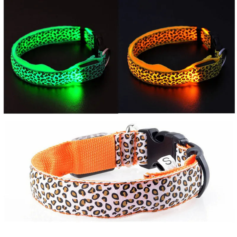 NightGlow LED Hundhalsband | Gå säkert och syns med detta lysande hundhalsband