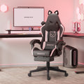 Altara - Gamingstol med katteører, lændestøtte, fodstøtte og hovedstøtte