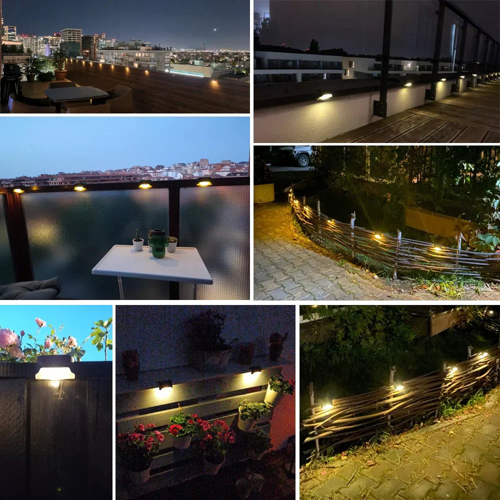 RadiantShine Luz Solar de Pared | Luz de pared LED solar con sensor de movimiento y función de encendido/apagado automático
