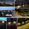 RadiantShine Luz Solar de Pared | Luz de pared LED solar con sensor de movimiento y función de encendido/apagado automático