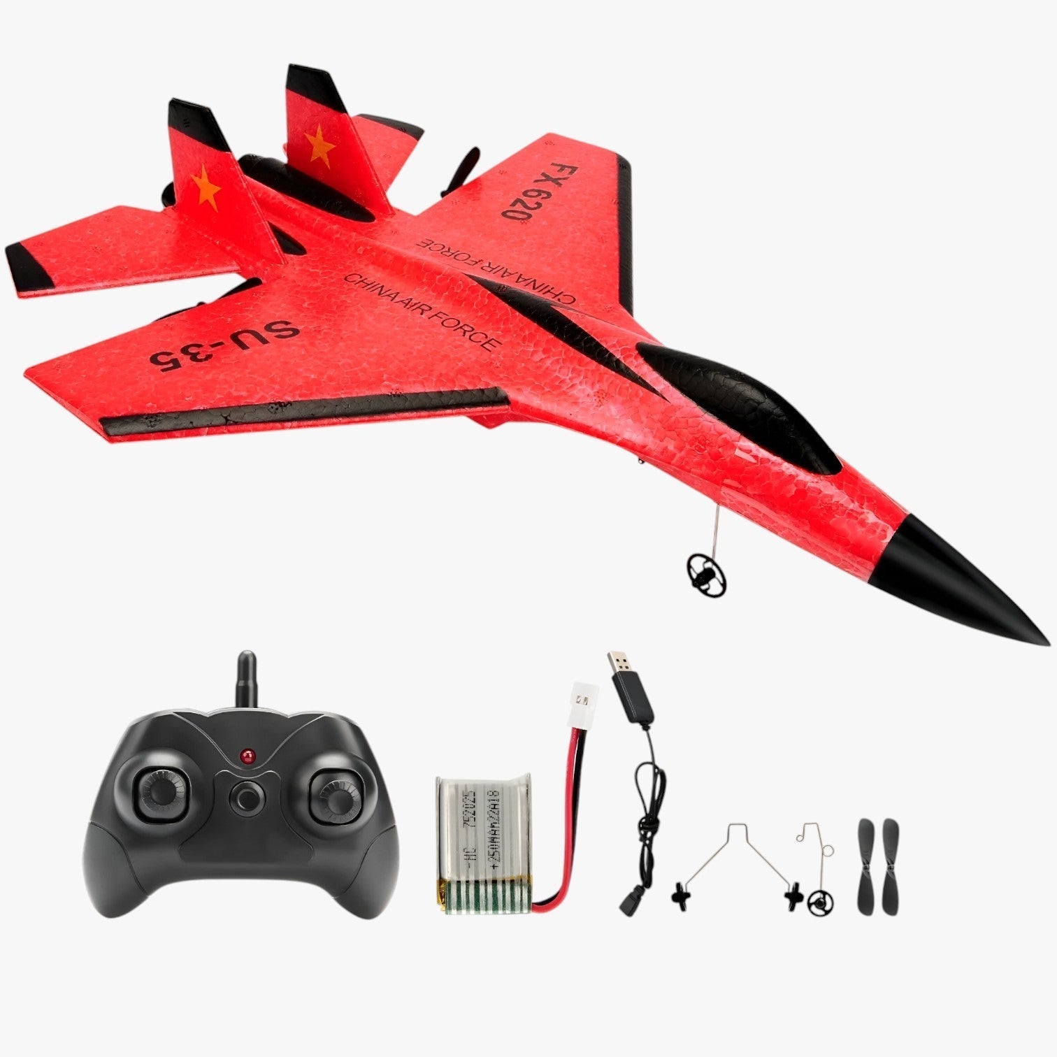 LED Glider FalconAir – RC-flygplan med glidande effekt och fjärrkontroll