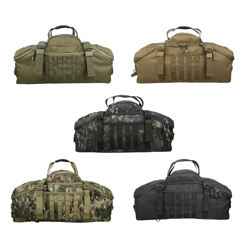 Stor Taktisk Resväska och Ryggsäck - TrailTrek Duffle
