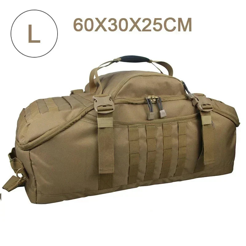 Stor Taktisk Resväska och Ryggsäck - TrailTrek Duffle