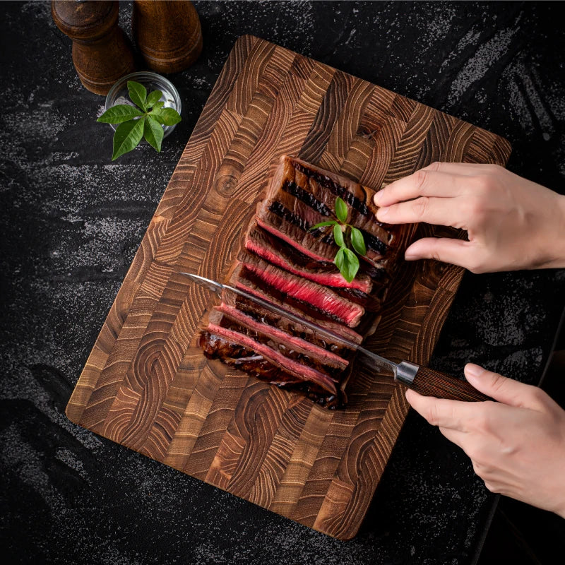 Luxe Tjock Teakträ Skärbräda - ChefTeak