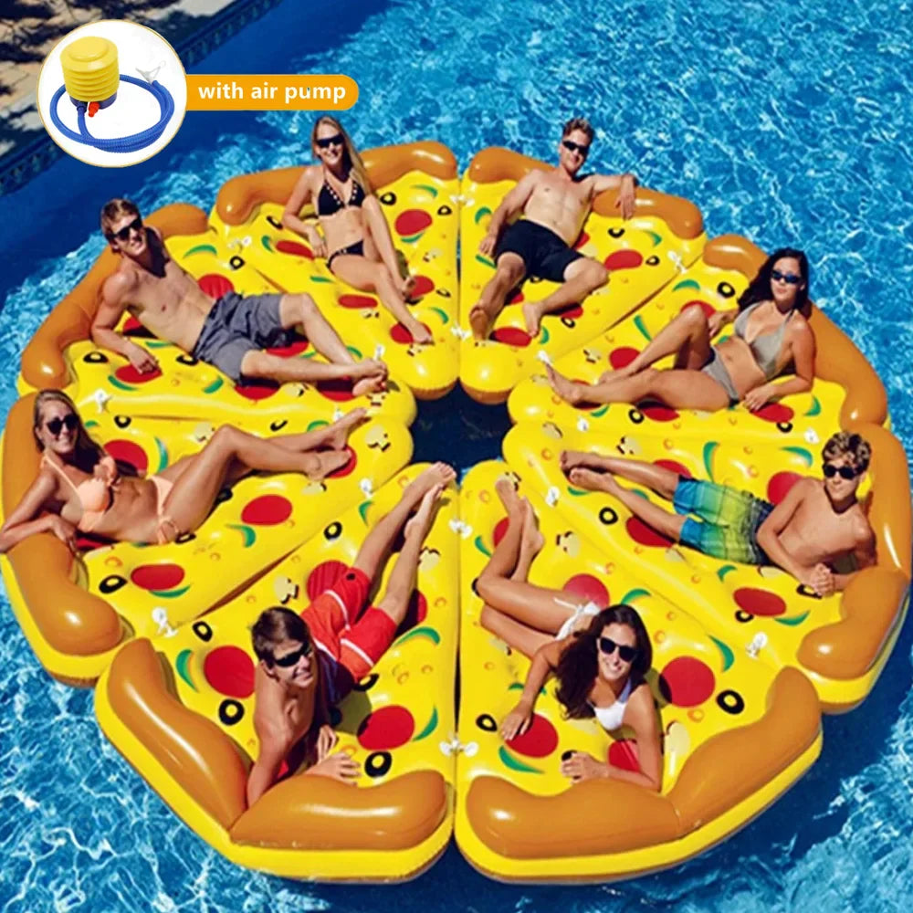 Giant Pizza Pool Mattress – Slappna av och njut med stil