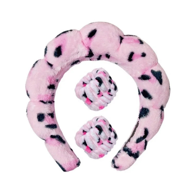 Plush Spa Huvudband & Armband Set - Fluffiea